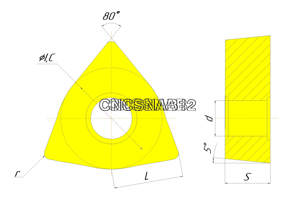 Купить WBGT060102L-S ZS1115 Пластина твердосплавная в Казани